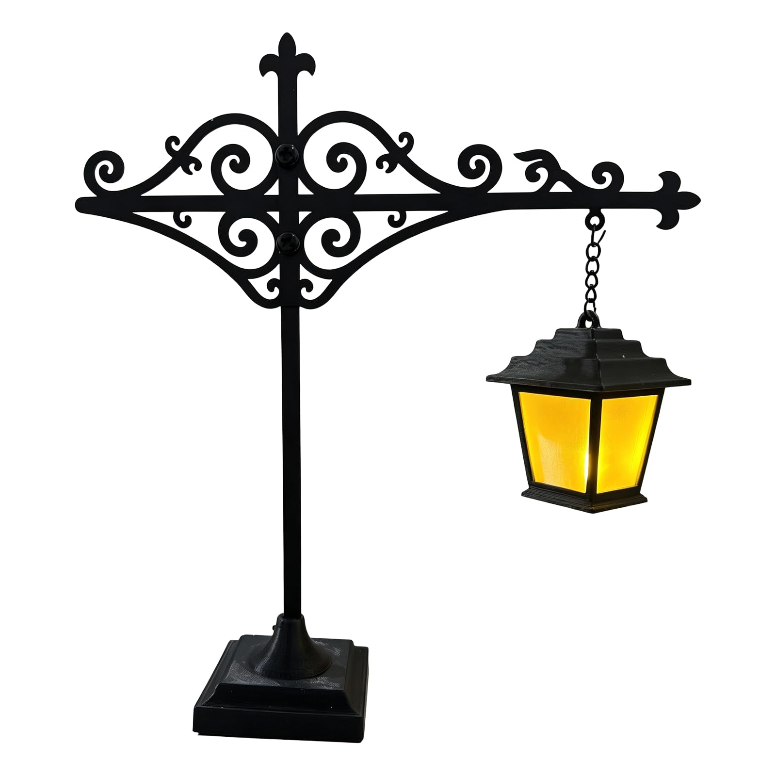 Library Lantern Decorative Bookshelf Lighting, Miniature Hanging Shelf Lamp