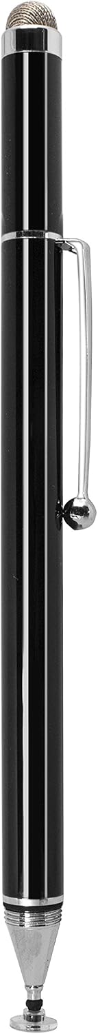 amPen 2-in-1 Stylus - Precision Disk and Touchscreen Stylus Pen (Black)