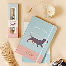 Gifts for Dog Lovers, Stationery Gift Set with Dogs On Gifts for Dog Lovers, Gift Sets for Women and Girls, Scripted Moments (Dachshund Gift Set)