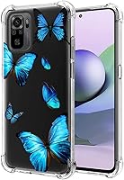 Vista 6 de Funda para Redmi Note 10 5G/para Poco M3 Pro/para Redmi Note 10T 5G M2103K19G Funda transparente para niñas mujeres, TPU suave a prueba de golpes