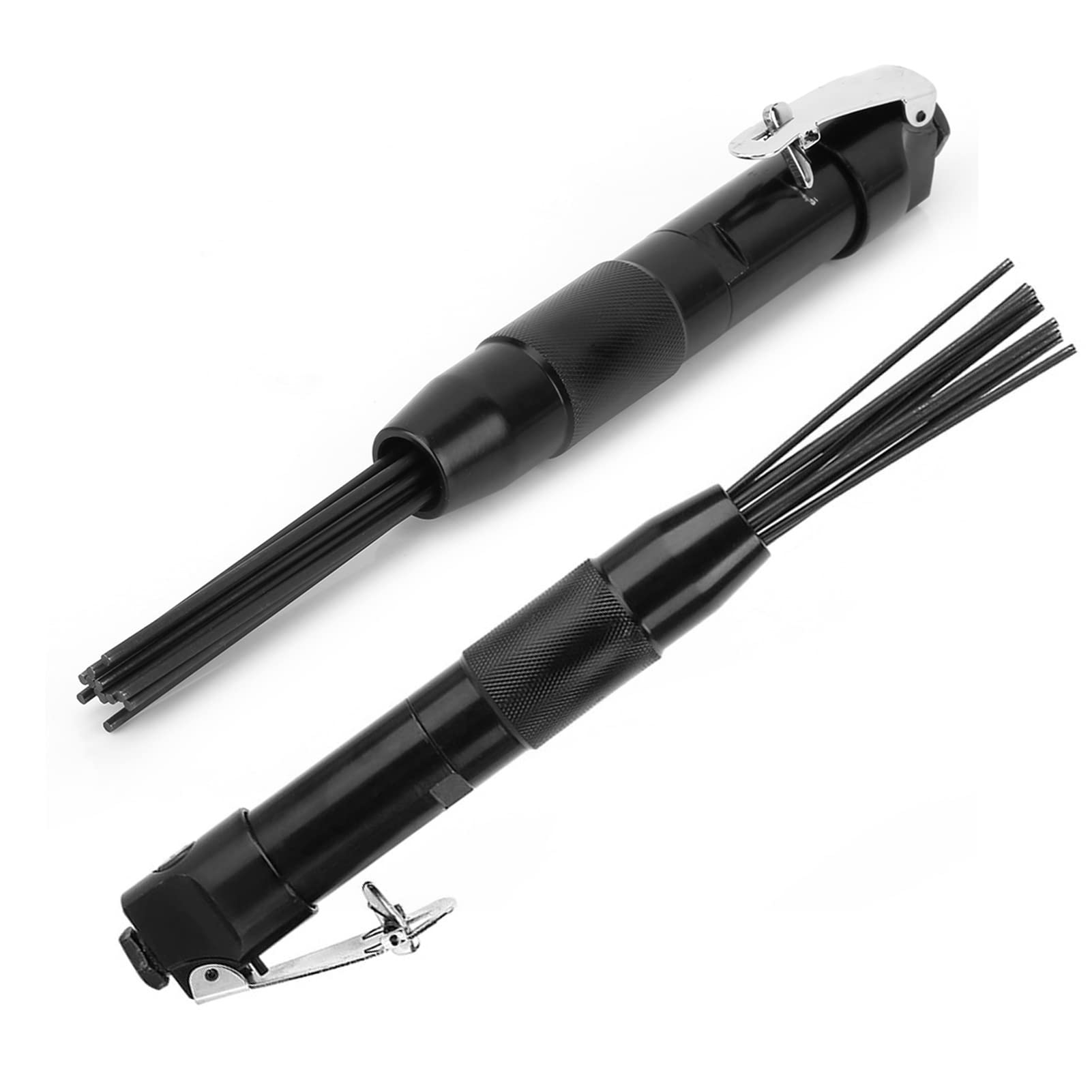 Needle Slag Cleaner, Deburring Tool, Cleaner Air Pneumatic Slag Remove Deburring Cleaning Tool, for Welders and Hobbyists, 12 pcs Number of Needles, Vibration 10.2 metersper Second