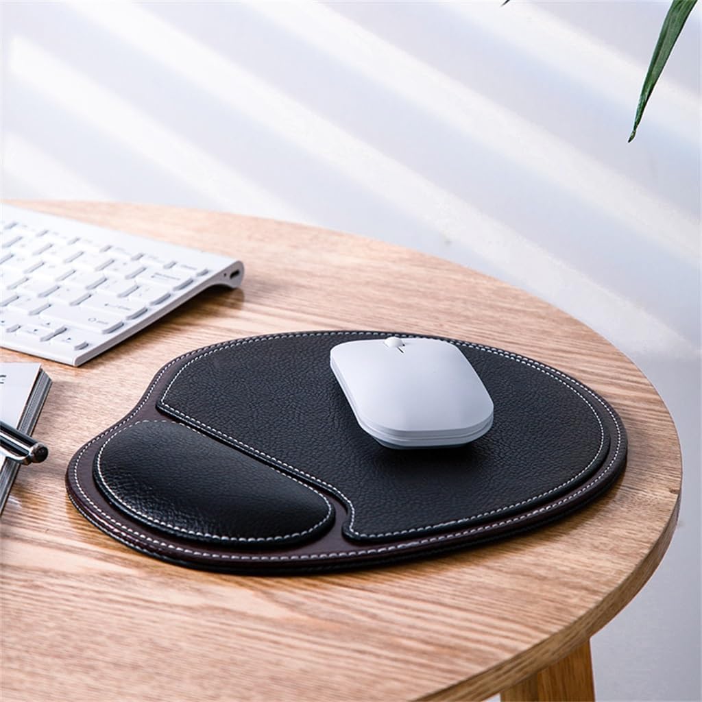 Circular Wrist Guard Pad Leather Office Anti Slip Game