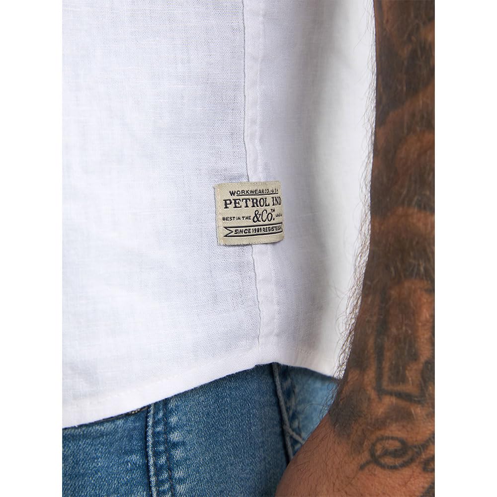 Petrol Men Shirt Short Sleeve Uni Shirt SS Uomo