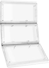 3-Panel Airseal Pet Door Replacement Flap,Compatible with Ideal Pet Product 10.25"x15.75" Extra Large Pet Door,Easy Installation,Durable Rubber Strip