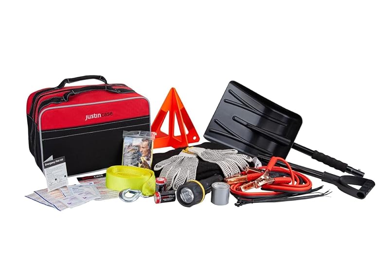 Kit de Segurança Automotiva para Todas as Condições Climáticas Justin Case 32 Peças 3032002