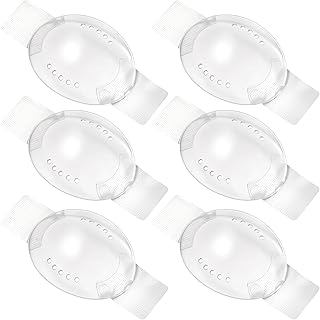 6 Pcs Eye Shield After Surgery, Practical Clear Eye Patch with Ventilation Holes Single Eyes Shield for Adults Sleeping After Surgery Eyes Protection