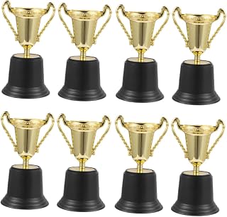 INOOMP 8 Pcs Football Gifts Baseball for Kids Tennis Gifts Soccer Trophy Plastic Cup Trophys Reward Party Trophy Kids Award Trophy Golden Trophy Kids Cup The Medal Student Statue