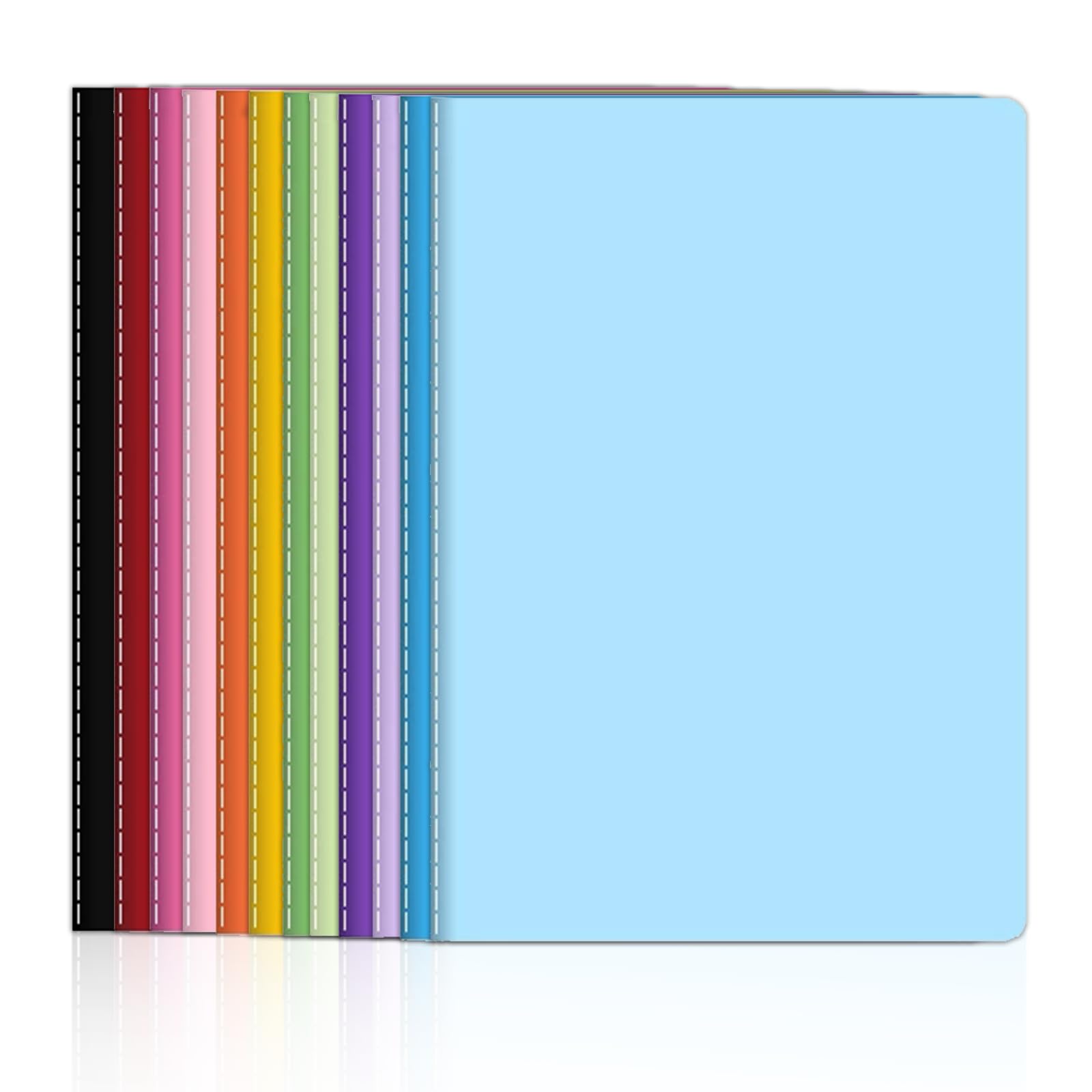 12Pcs A6 Lined Notebooks, 60 Pages Each Colorful Lined Notepad - Small Subject Composition Note Pad Subject Notebooks Planner for Students Writing Memos Diary Traveler Supplies Making Plans 14×9cm