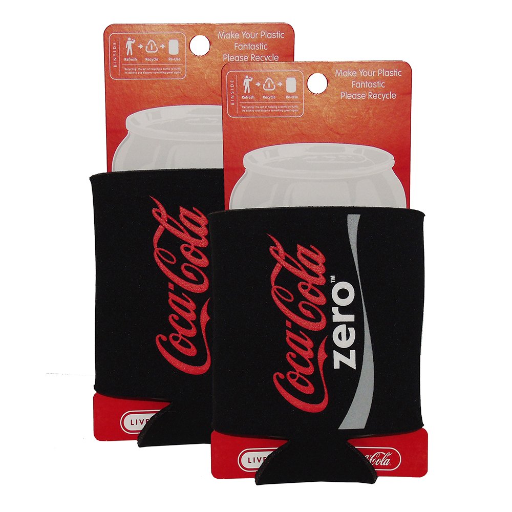 Coca-Cola Classic Can Insulator - Coke Zero Set 2