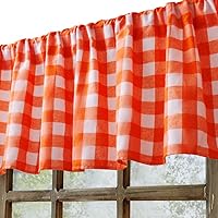 Vista 4 de Valencias de ventana WOSIBO Buffalo (naranja y blanco)