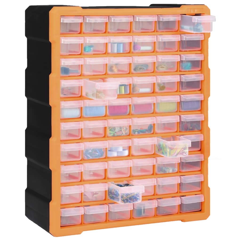 Genérico Organizador multicajones con 60 cajones 38x16x47,5 cm,Bricolaje,Accesorios de Bricolaje,Organización y Almacenamiento de Herramientas,Cajas de herramientas-147587