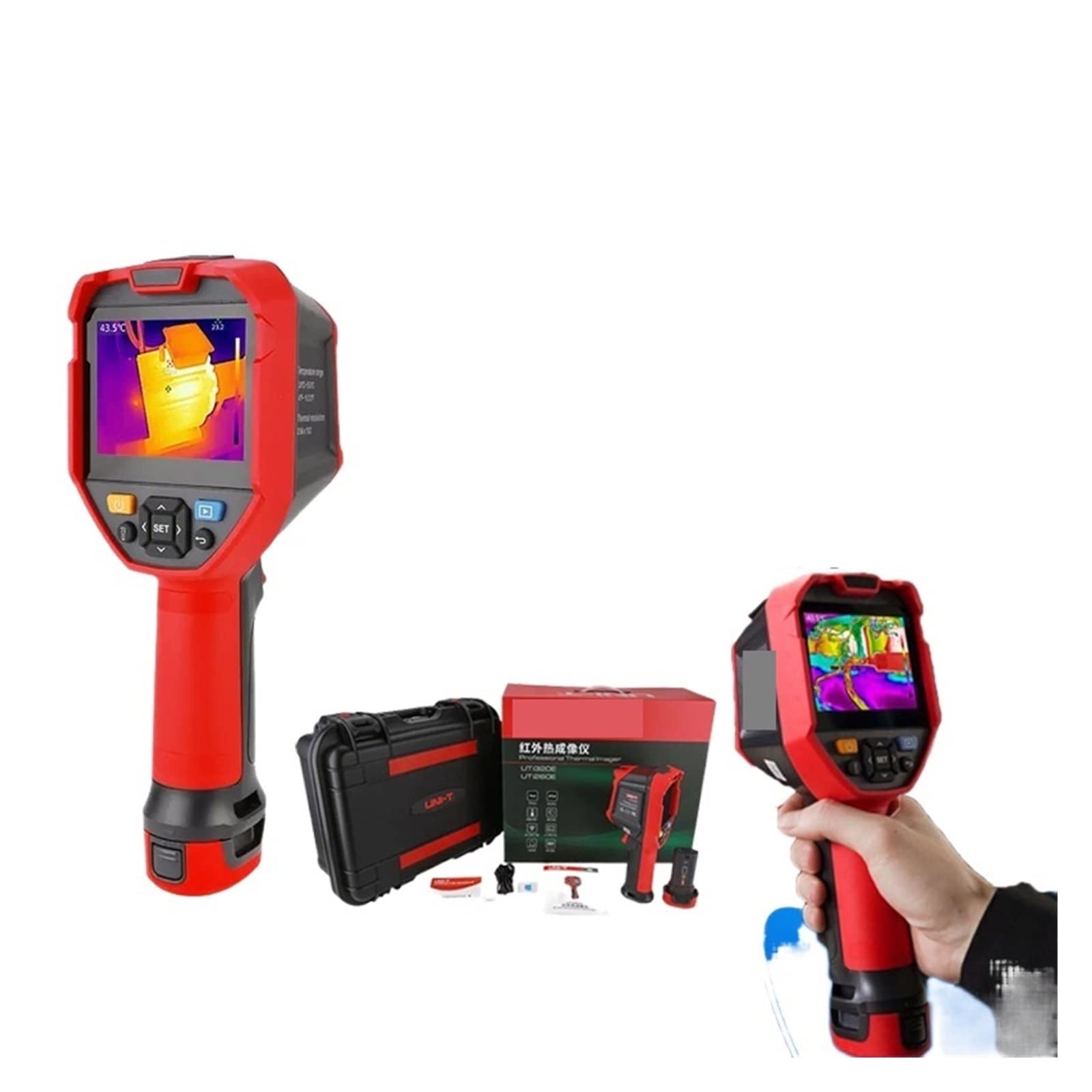 Termocamera portatile Termocamera a infrarossi Circuito PCB industriale Rilevamento del riscaldamento a pavimento Analisi del PC Termocamera con analisi PC e registrazione video