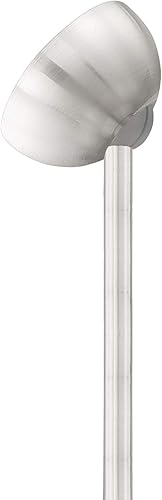 Kit de techo con pendiente de ventilador de techo para pendientes de hasta 45 grados en níquel cepillado para ventiladores inteligentes de formas