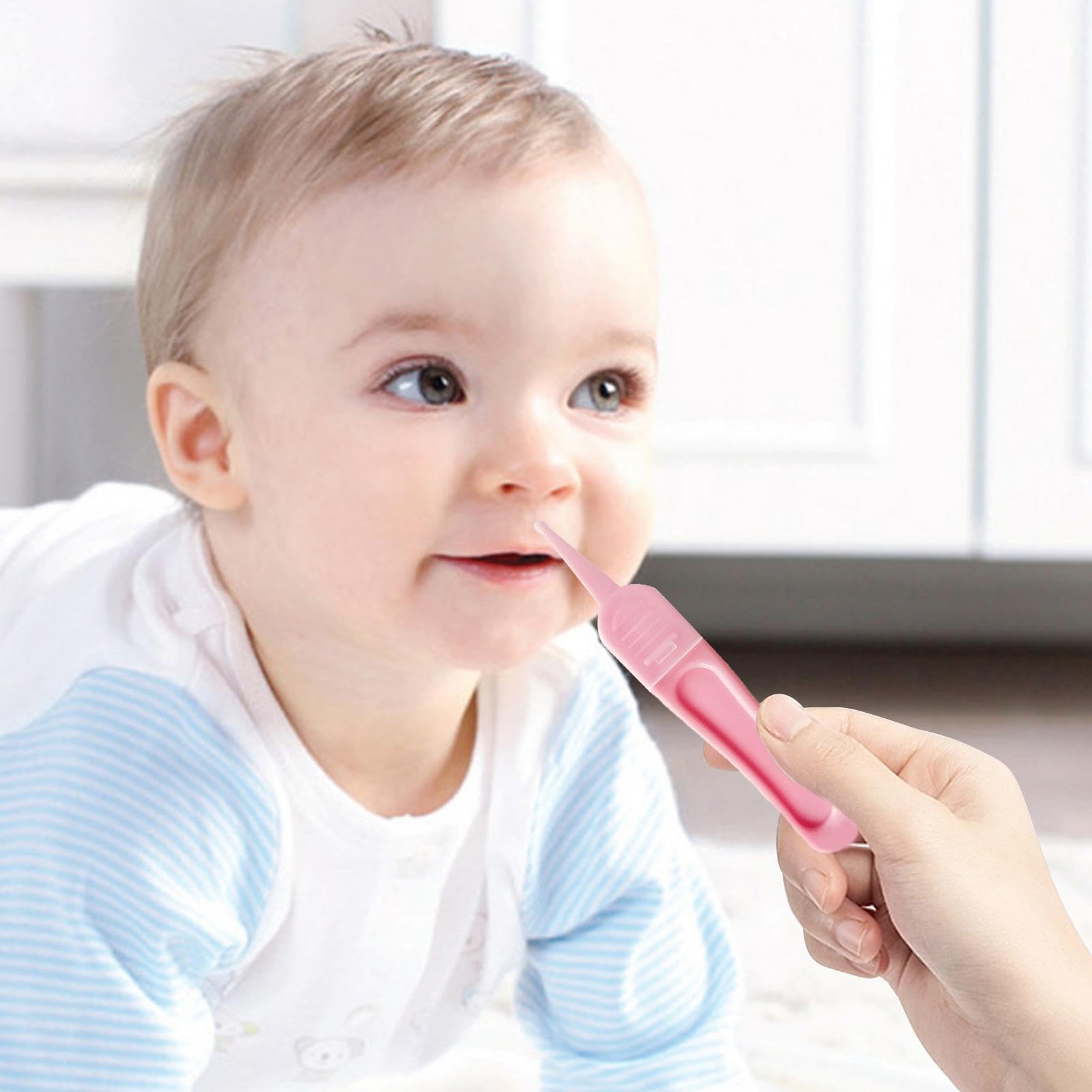Pince à épiler pour bébés – Rond, portable, nettoyage des conduits auditifs et voies nasales