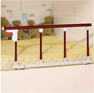 Barra de seguridad lateral plegable para cama, para adultos mayores, asa de asistencia para cama para discapacitados, barra de protección para cama individual, cama doble (color: blanco, azul, tamañ
