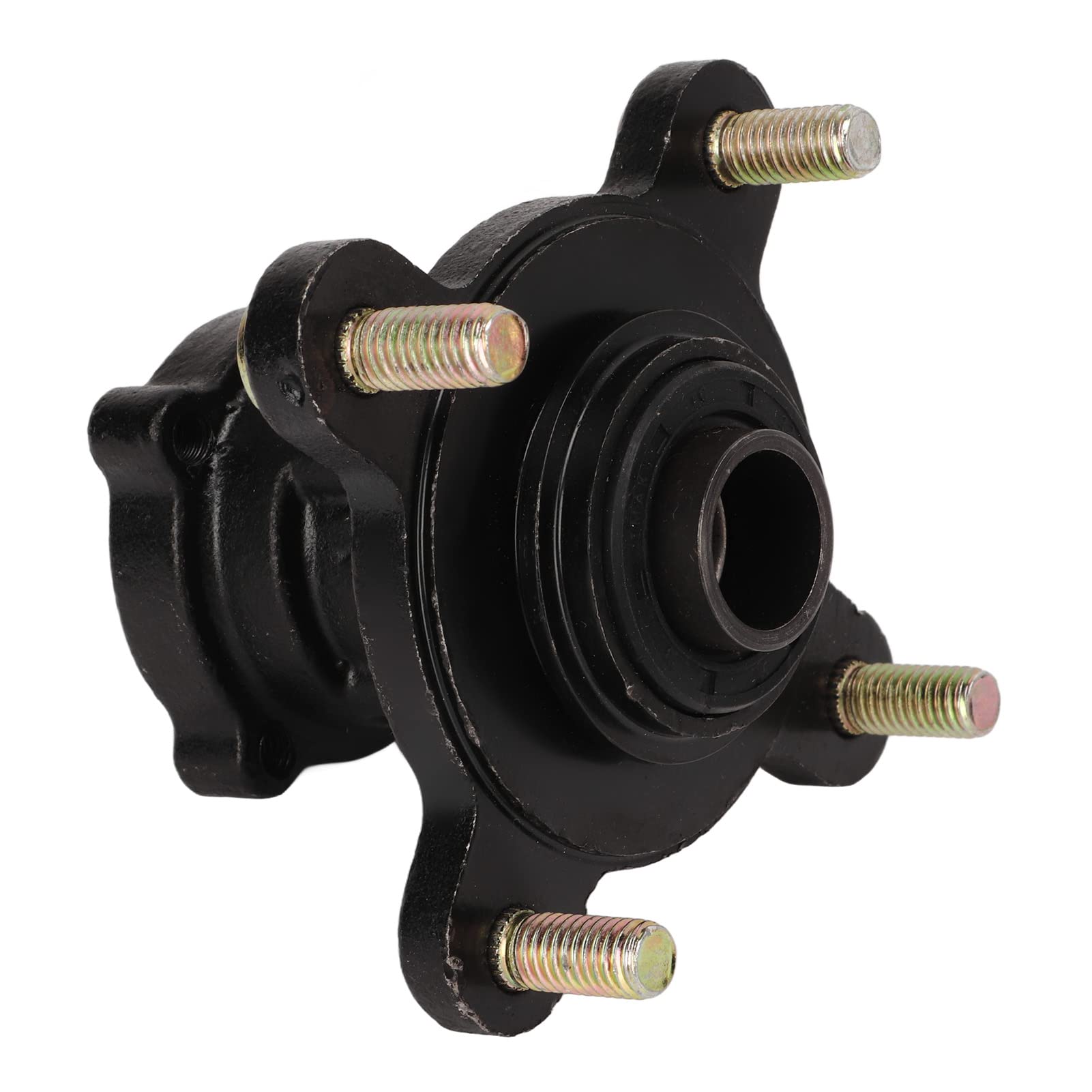 Moyeu De Roue Avant Pour Go-Kart/ATV 4 Roues – 2 Pièces, Diamètre Arbre 17,5 Mm – Alliage Acier Noir, Remplacement Direct