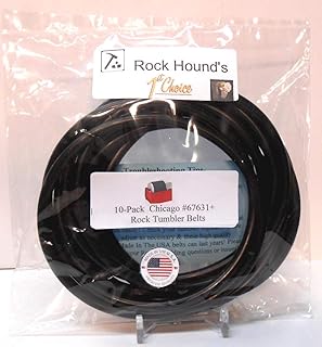 Replacement Drive Belts for Chicago #67631+ Rock Tumbler- 10 Pack (B1000-342)