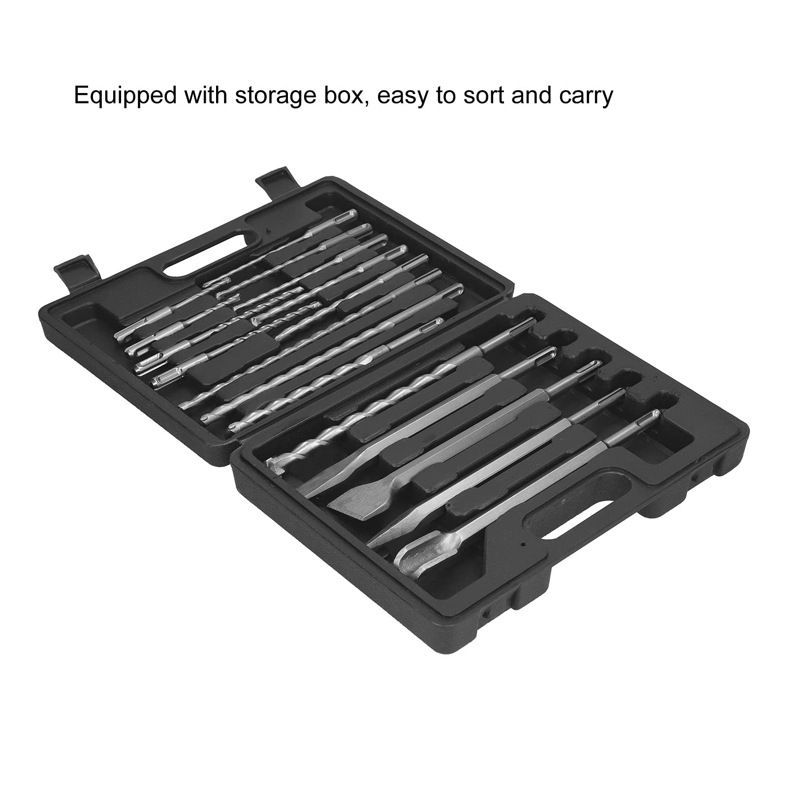 YWBL-WH Legierter Stahl Hammerbohrer-Set, 17-teilig