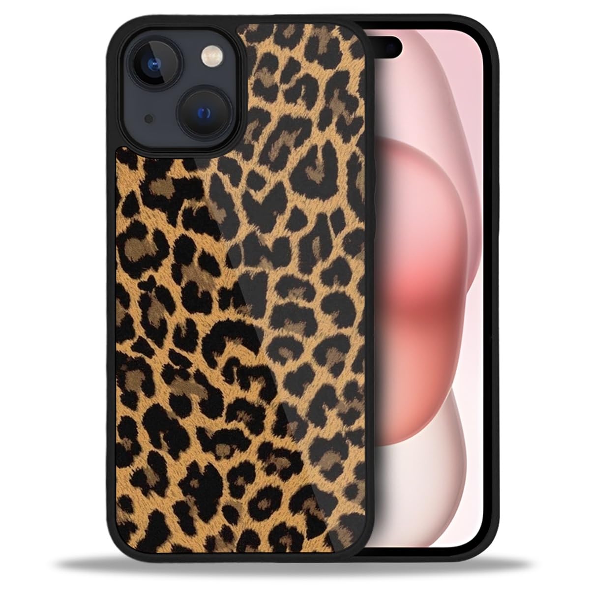 Kapadiy Compatible with iPhone 15 Case,Leopard So Cool for Woman Men Full Body Protective Cover Shockproof Slim Dopamine Designed Case for iPhone 15