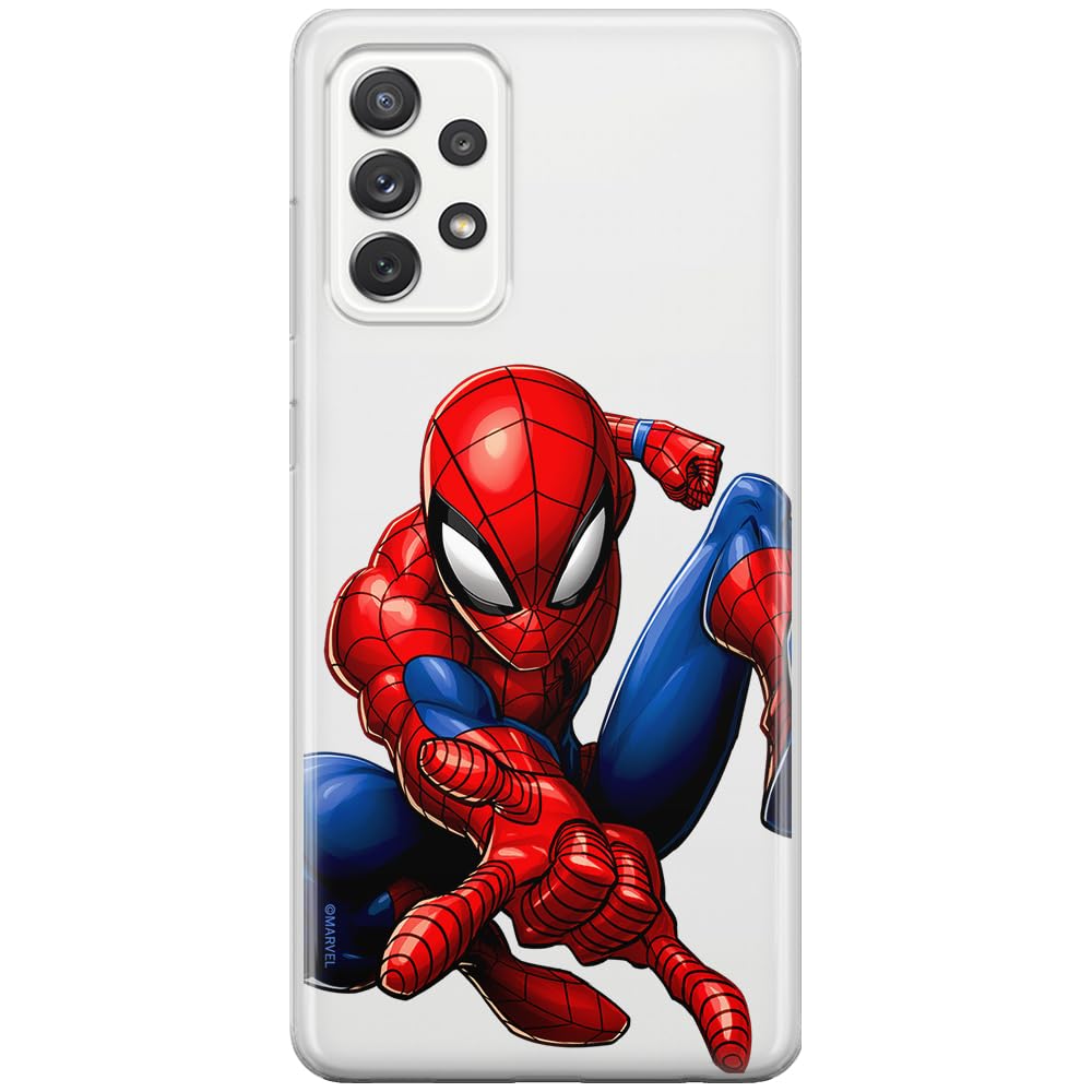 ERT GROUP mobile phone case for Samsung A33 5G original and officially Licensed Marvel pattern Spider Man 040 optimally adapted to the shape of the mobile phone, partially transparent