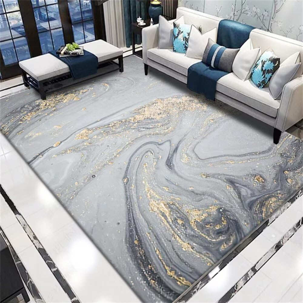 Tapis de chambre ado fille moderne géométrique doux lavable pour espace cocooning