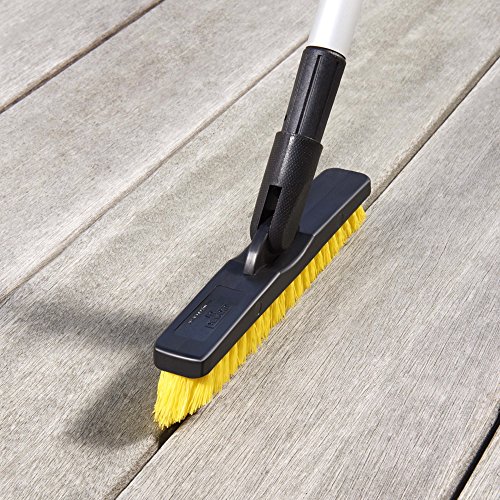 Unger Swivel Grout and Corner Scrub Brush Head & Goo Gone Grout & Tile Cleaner - 28 Ounce - Removes Tough Stains Dirt Caused by Mold Mildew Soap Scum and Hard Water Staining