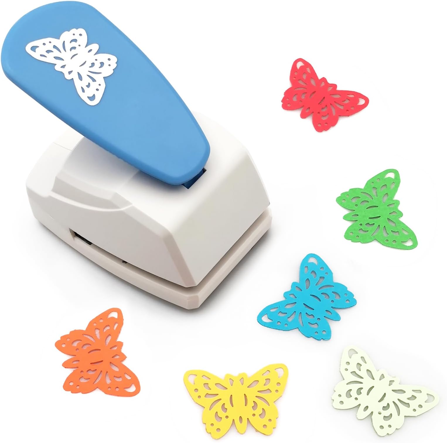 Craft Punch 1-7/8'' Butterfly Punch Butterfly Shapes Paper Cutter Puncher for Crafting on Card Stock, Various Paper Types, Vinyl Sticker (Non-Toy, Not for Children)
