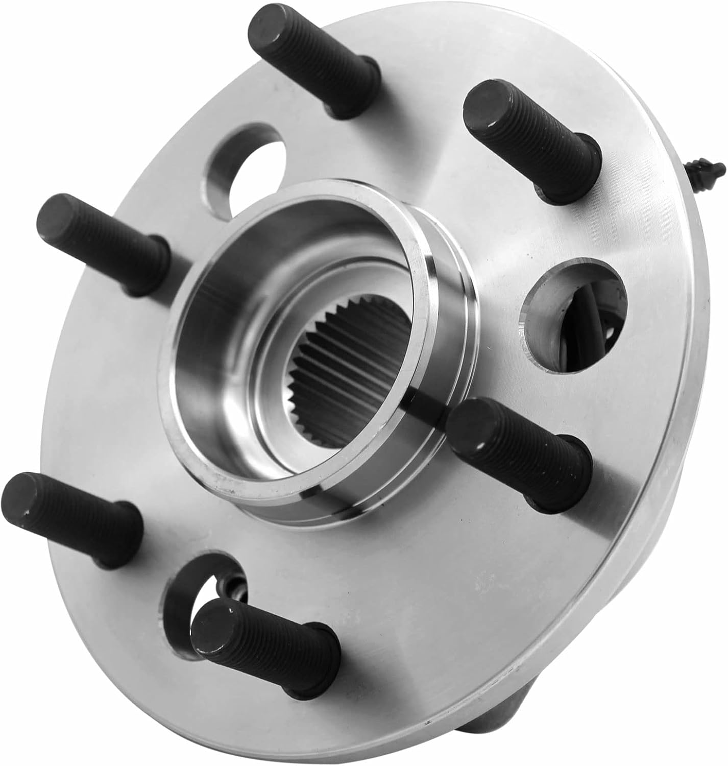 515024 Front Wheel Bearing Hub Assembly 4WD for Chevy Tahoe K1500 K2500 Suburban, GMC Yukon K1500 K2500 Suburban (Old Body Style Only), Cadillac Escalade Hub Bearing 6 Lugs w/ABS 4x4