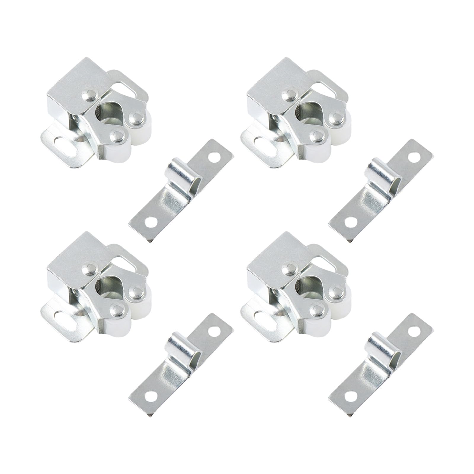 Nucelit Galvanized Color Durability Cabinet Door Clamps With Quiet Closing Mechanism For Wardrobe Closet Hardwares Accessories Adjustable Wardrobe Door Clip