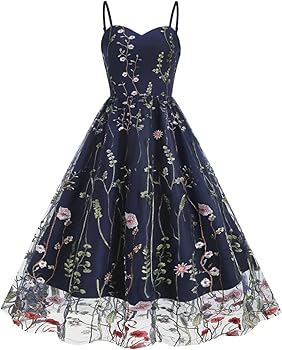 Amazon.com: Spaghetti Strap Vintage Floral Embroidered Mesh