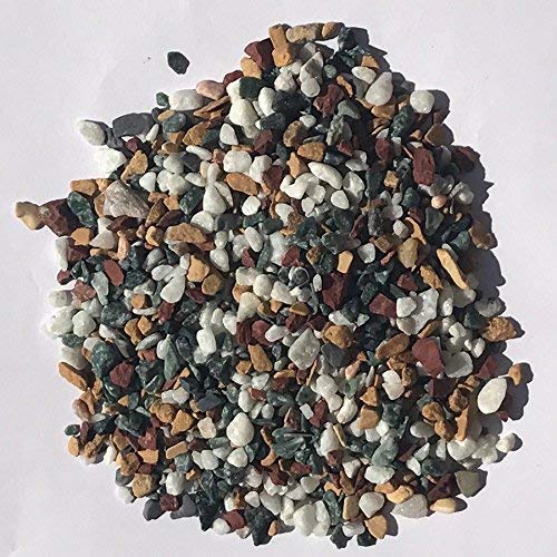 Image of Decorative Stones Marble Chips Pebble Stones for Aquarium Home Garden Indoor & Outdoor Decoration (Multicolor, 4900gm)