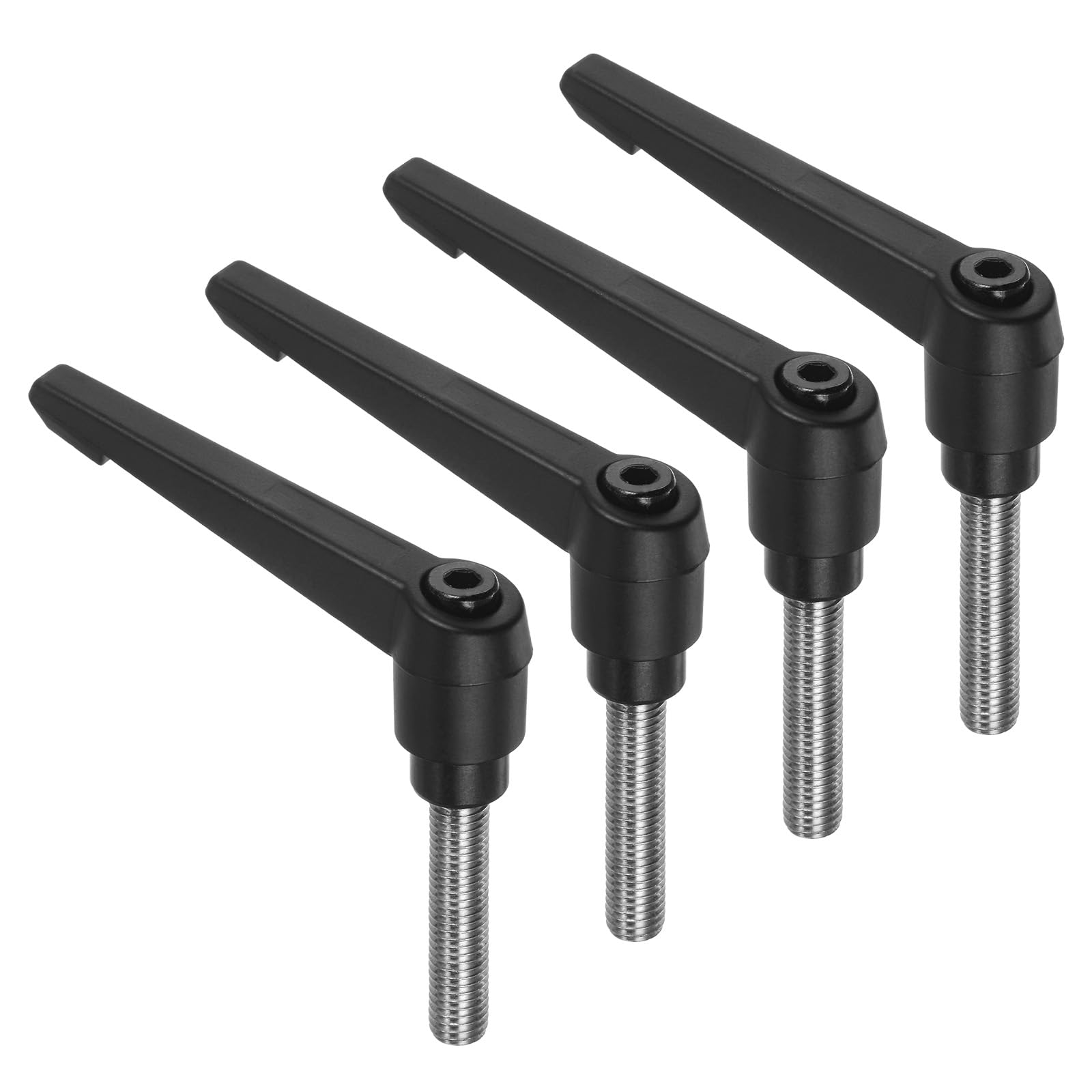 Poignée à levier de serrage M10x40mm en inox 304 pour machines, lot de 4 boutons de blocage réglables
