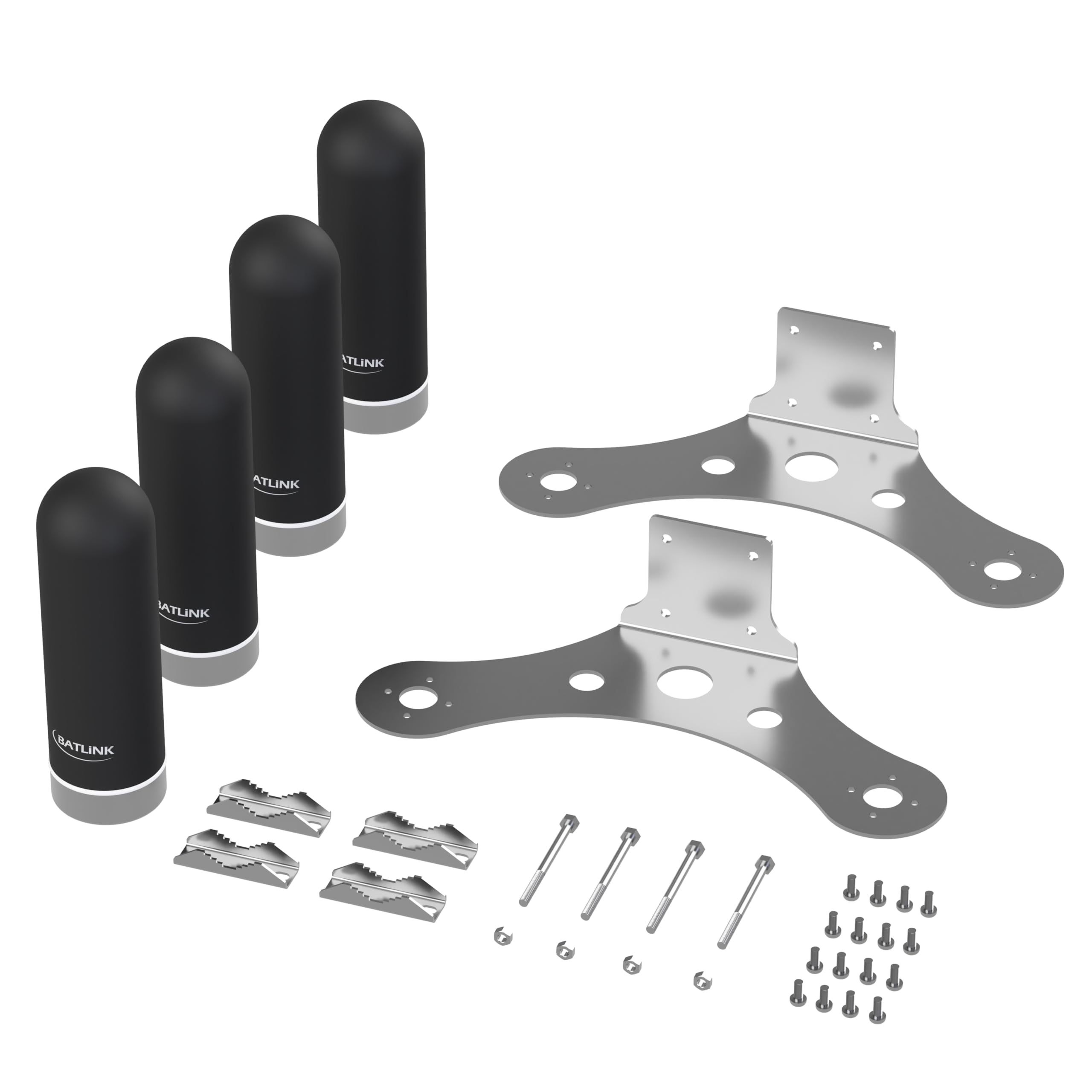 MAO5GV2-4 4x4 MIMO Marine Grade (IP66) 5G - Guadagno di potenza 9dBi, adatto per 5G e LTE, antenna radiante multibanda, antenna esterna (nero)