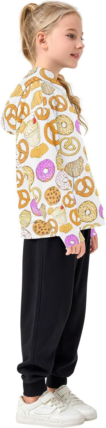 Baked Cookies Toddler Girls Pullover Hoodie Sweatshirt 4-14Y 202c1858