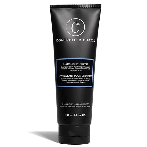 Controlled Chaos Hidratante capilar para cabello rizado, sin parabenos ni sulfatos, hidrata y define el cabello extra seco, rizado y grueso,