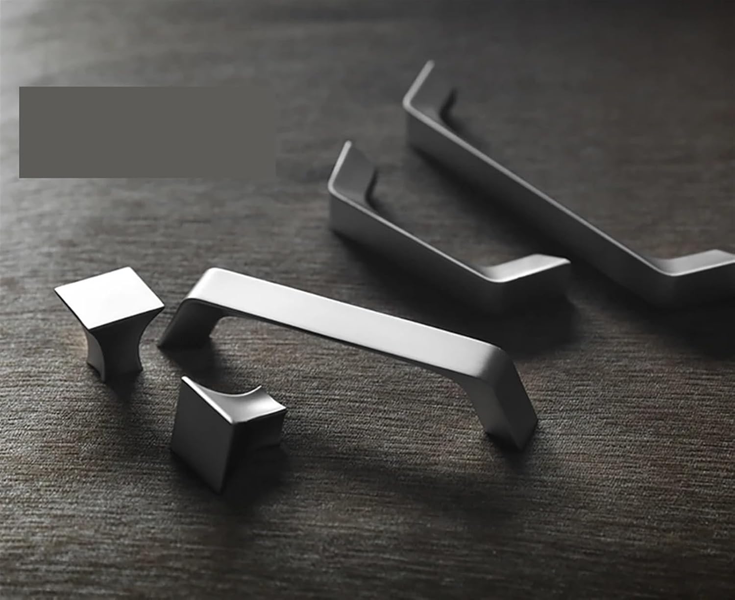 Nordic Modern Furniture Handle Wardrobe Pulls Cupboard Knobs Door Handle Drawer Cabinet Handle American 1/10Pcs (Color : 077NL-160 10pc)