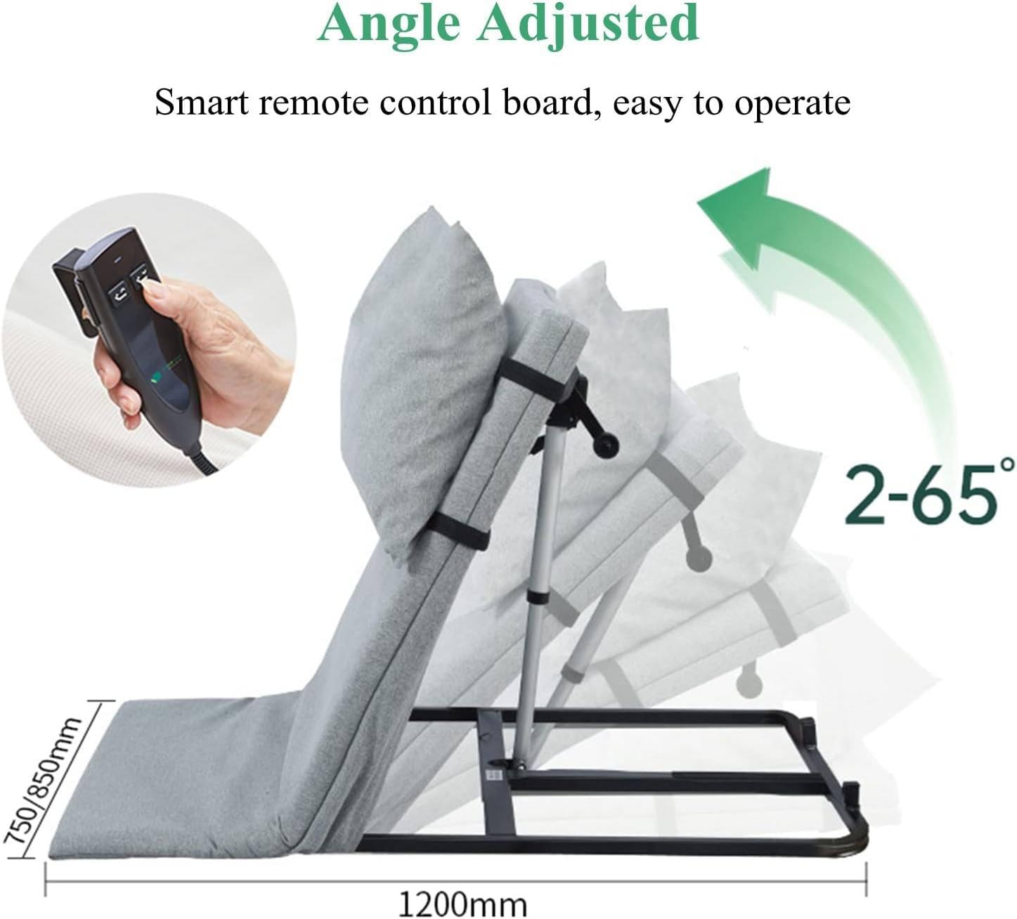 Lifting Bed Backrest Portable Folding Adjustable Sit Up Back Rest For - View #9