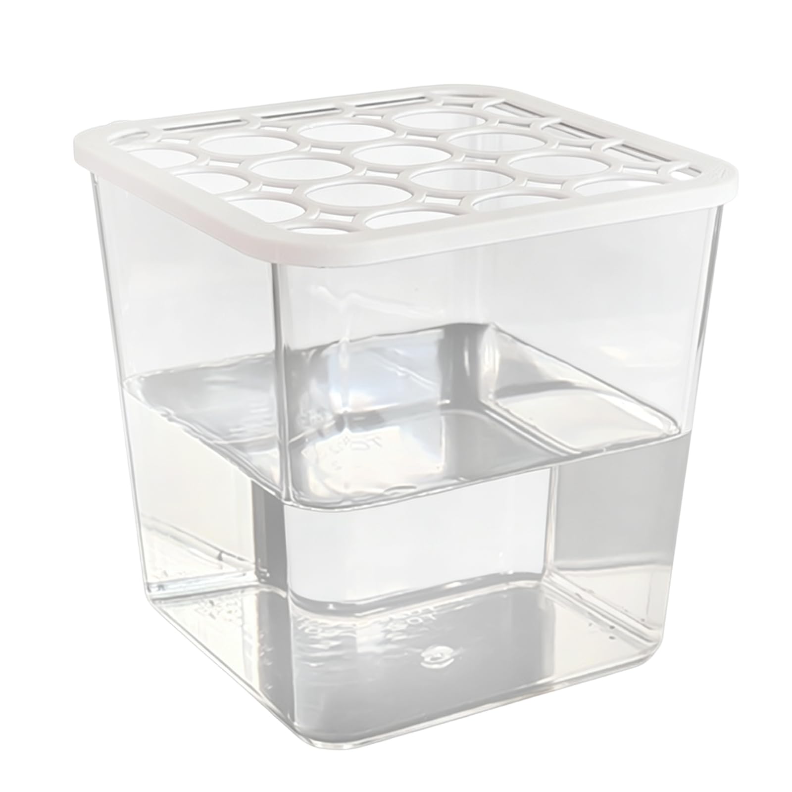 NMFLAB Vase with Holes Decorative Vases Clear Floral Centerpiece for Dining Table Reception Home Party Decorations Floral Arrangement Vase with Holes