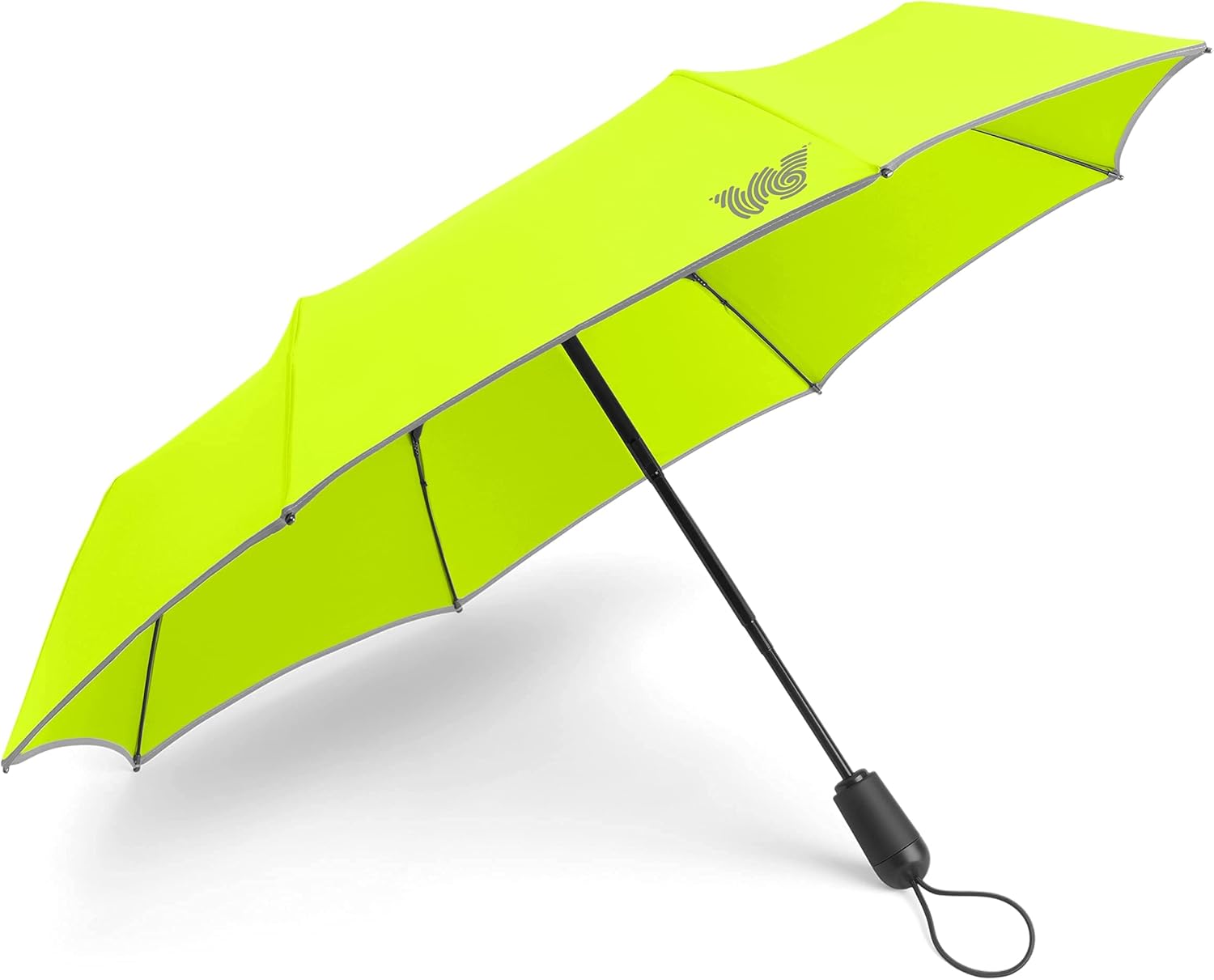 Weatherman Travel Umbrella - Windproof Compact Umbrella - Windproof Umbrella Resists Up to 45 MPH Winds - Available in 7 Colors (Black) : Clothing, Shoes & Jewelry