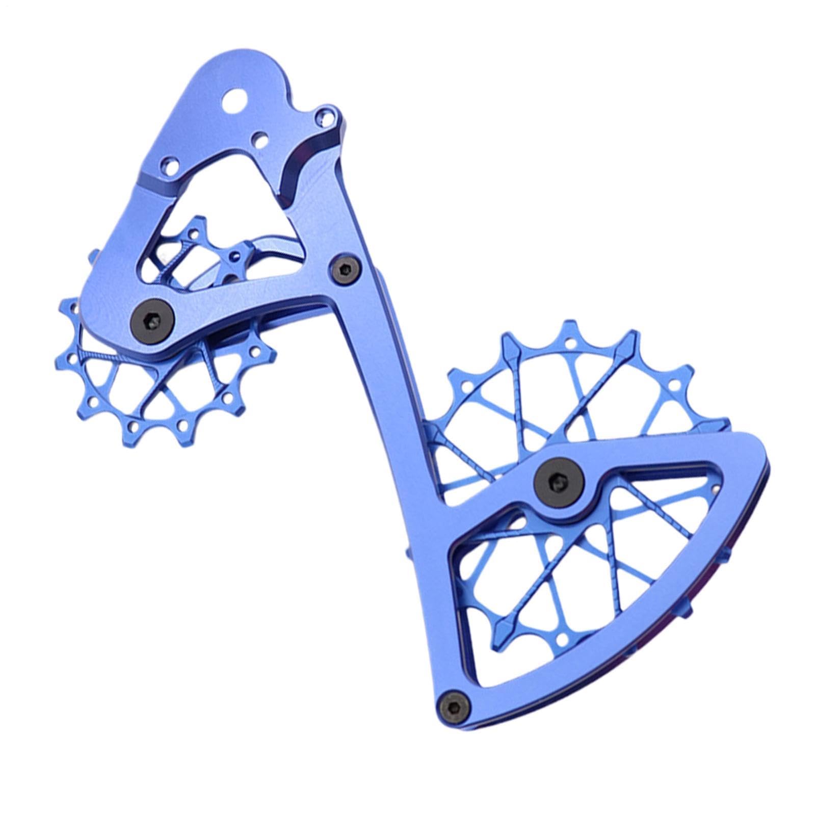 Deragliatore posteriore da ciclismo Rullo Guida Puleggia Deragliatore | Cambio Fluido per Mountain Bike Bici da Strada Parti di Ricambio per Bicicletta Componenti Attività Outdoor