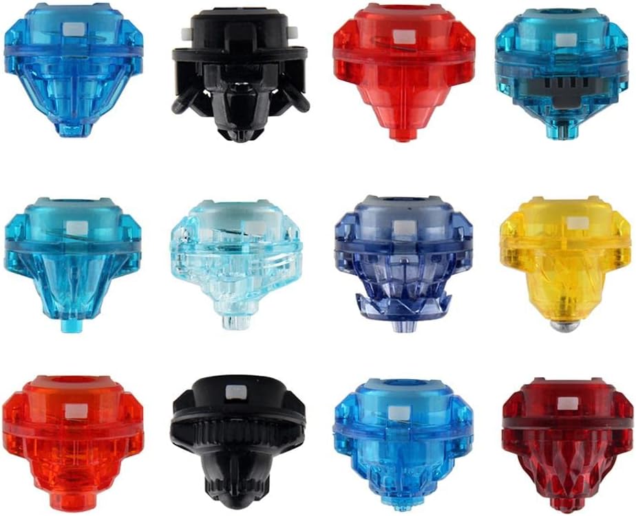 SECRET DESIRE PVC Burst Spinning Tops Axis Spin Base Bottom Assembly Parts Blue 1