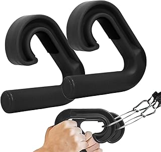 Klimmzuggriffe - Ergonomische Griffe für Langhantelrudern - Anti-Rutsch Krafttraining Griffe Für Klimmzüge Zugübungen Fitness Frauen Männer Rudern Calisthenics - Für Zuhause Fitnessstudio