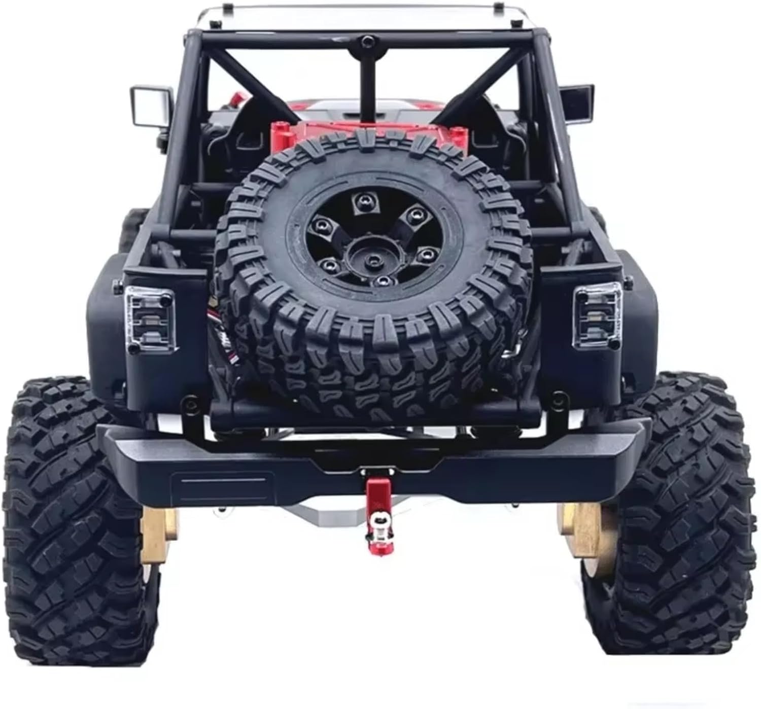 RCバンパー Compatible With MJX H12Y H12Y+ 1/12 RCカーパーツ改造交換アクセサリーメタルリアバ