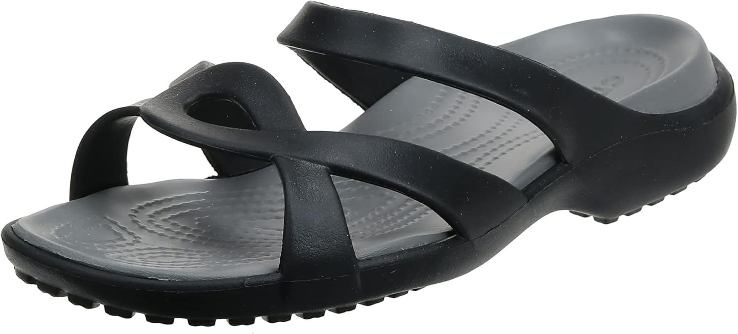 Crocs Men's On The Clock Work Sneakers, Slip Resistant Shoes, Triple Black, 12