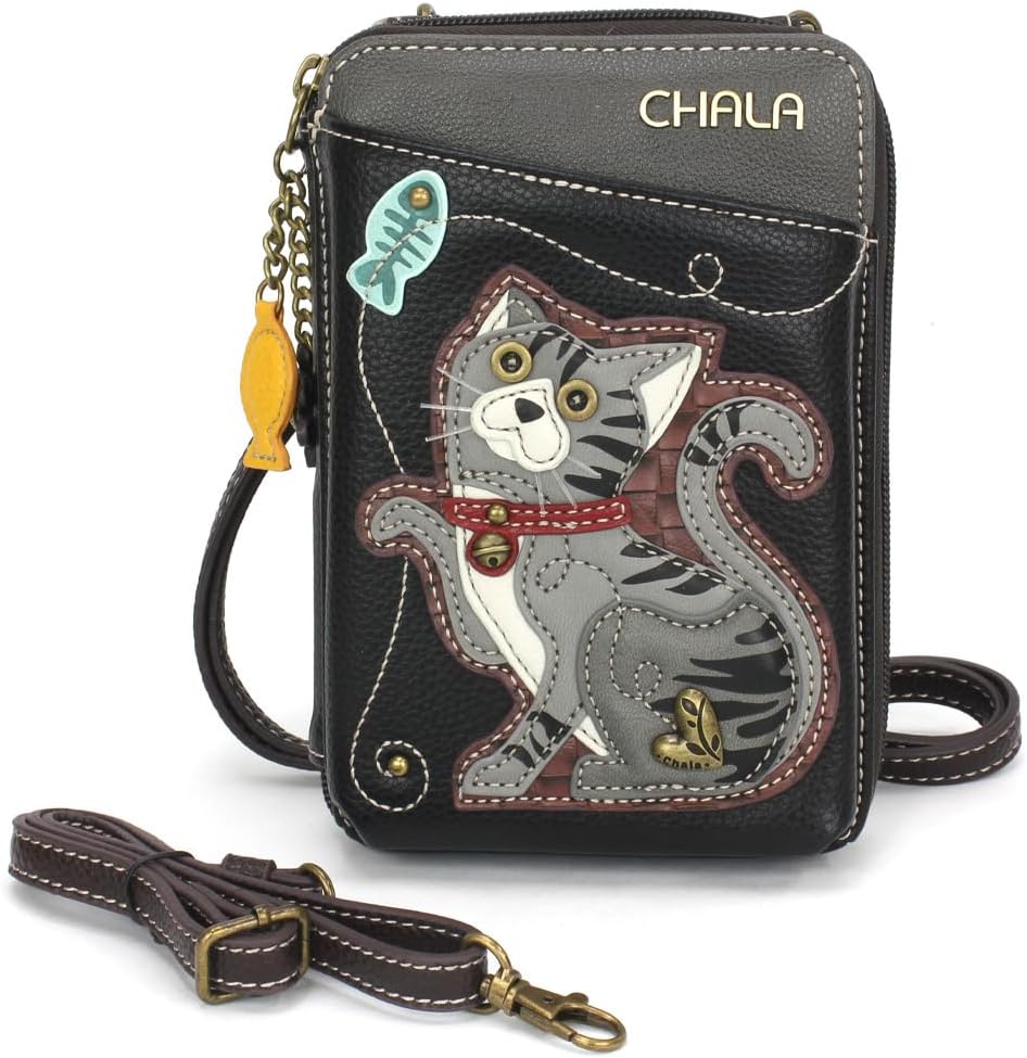 CHALA Wallet Crossbody Cell Phone Purse - Women Faux Leather Multicolor Handbag with Adjustable Strap - Image 2
