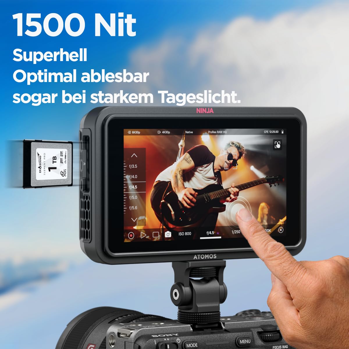 ATOMOS Moniteur enregistreur Ninja RAW - ATOMNJRW01