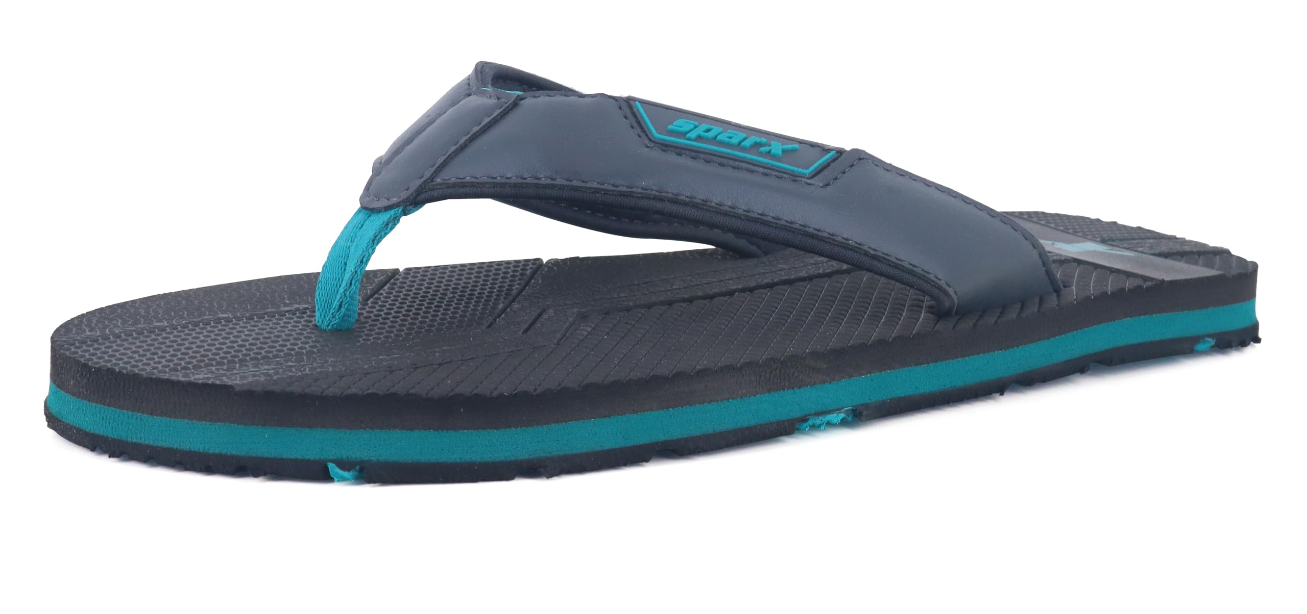 Men SFG-159 Dark Grey Sea Green Flip Flops SF0159GDGSG0007-image-26