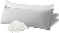 Vista 25 de WhatsBedding Almohada corporal de espuma viscoelástica con funda de algodón transpirable con cremallera, almohada de cuerpo completo para adultos