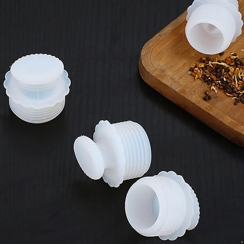 Miniatura 4 de dPois Tapón de silicona sellado seguro tapón de corcho tapa tapa botella tapón de corcho para frasco de vacío reemplazar accesorios de hervidor