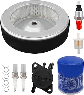 Air Filter Kit Fit for Honda GX630 GX660 GX690 GX630R GX660R GX690R GX630RH Engine, 17210-Z6L-010 Air Filter 16200-Z6L-003H Solenoid 16700-Z6L-003 Fuel Pump 15400-PLM-A02 Oil Filter